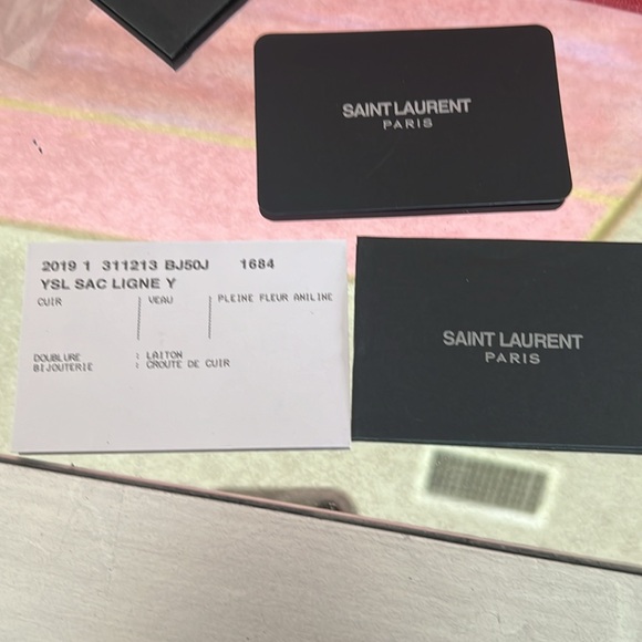 red signature crossbody bag leather not authentic ysl copy - Picture 5 of 10